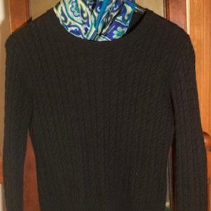 Black Cashmere Mix Sweater